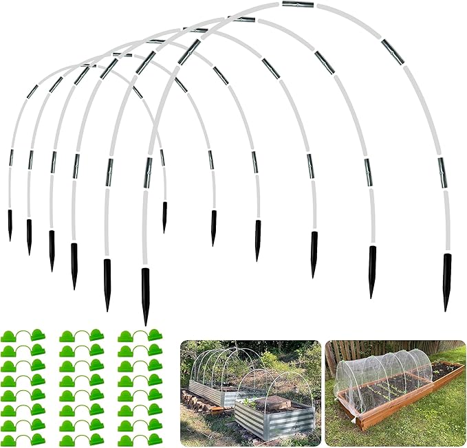 8FT Garden Hoops Grow Tunnel Kit by OOTONAT