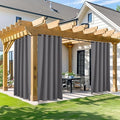 NICETOWN Outdoor Curtains for Patio 95 inch Long, Weatherproof Durable Outdoor by NICETOWN