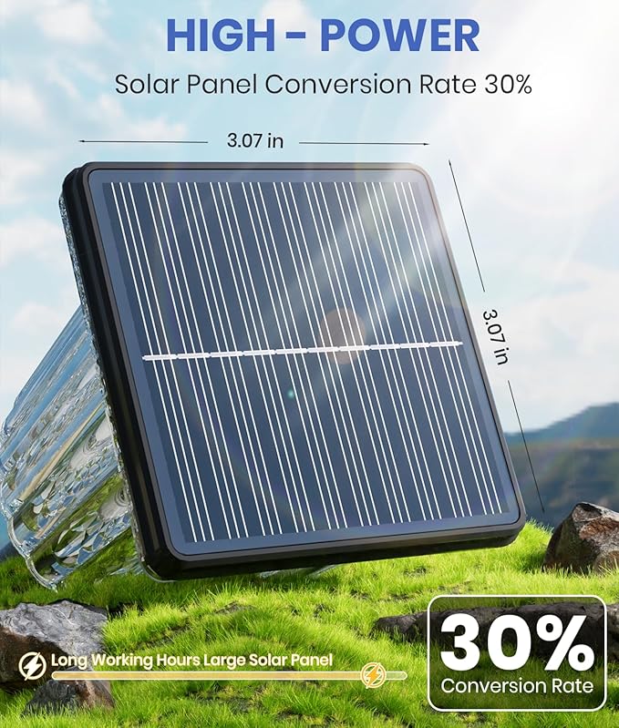 12-Pack Super Bright Solar Pathway Lights Outdoor Powered, Adjustable Warm&Cool - Image 2