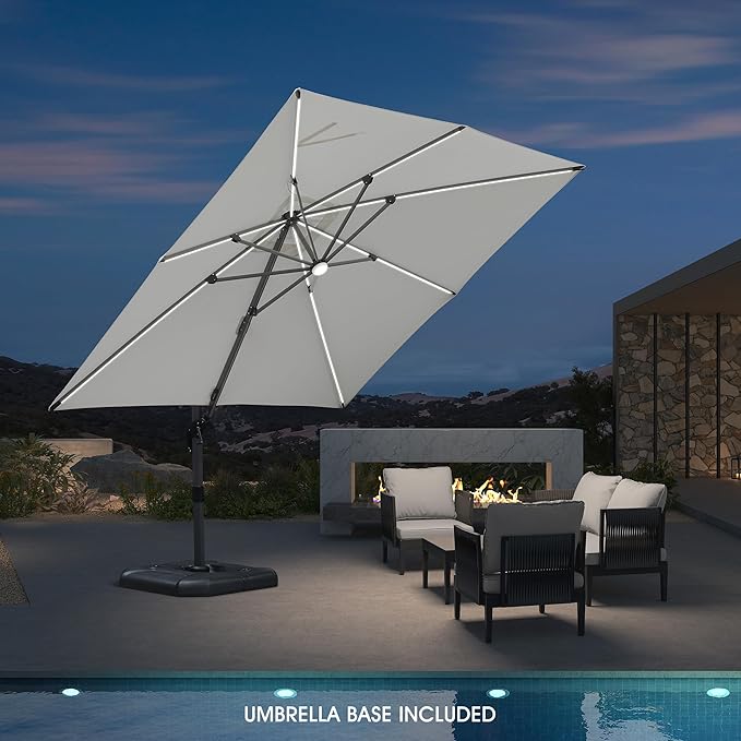 PURPLE LEAF 10 Feet Patio Umbrella - Image 2