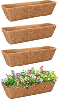 Riare 4 Pack 24 Inch Rectangle Coconut Liners by Riare