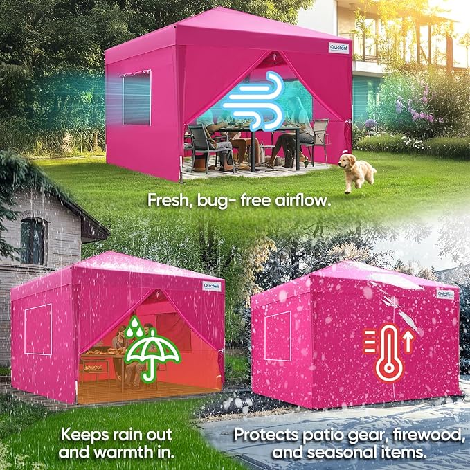 Quictent Privacy 10x10 Pop up Canopy Tent - Image 3