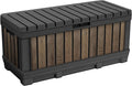 Keter Signature Collection 92 Gallon Resin Deck Box Organization and Storage Box by Keter
