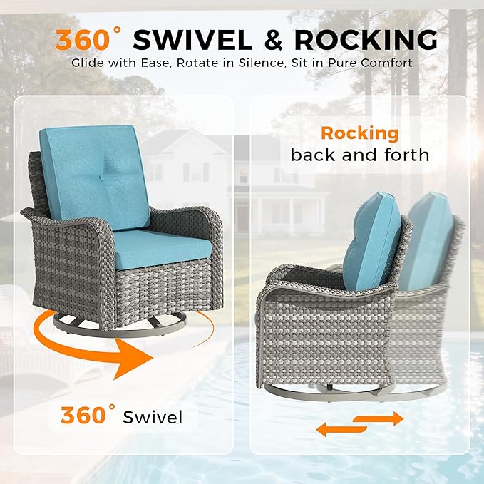 8-Seat Modern Patio Furniture Set - Image 5