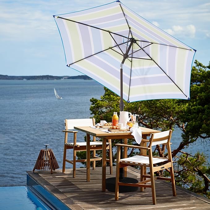 JEAREY 7.5FT Patio Umbrella Market Table Umbrella - Image 4