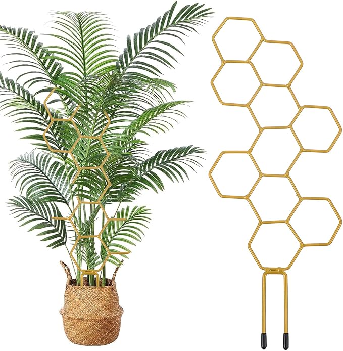 Grevosea 14 Inch Trellis for Climbing Plants Indoor, Plant Trellis Indoor Small by Unknown
