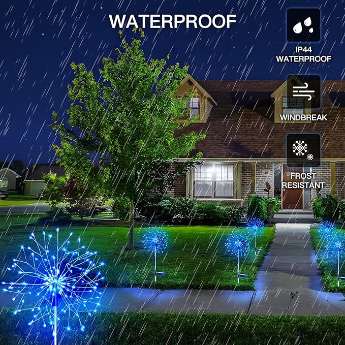suddus Solar Garden Lights Outdoor Waterproof Decorative, Solar Fairy Lights - Image 4