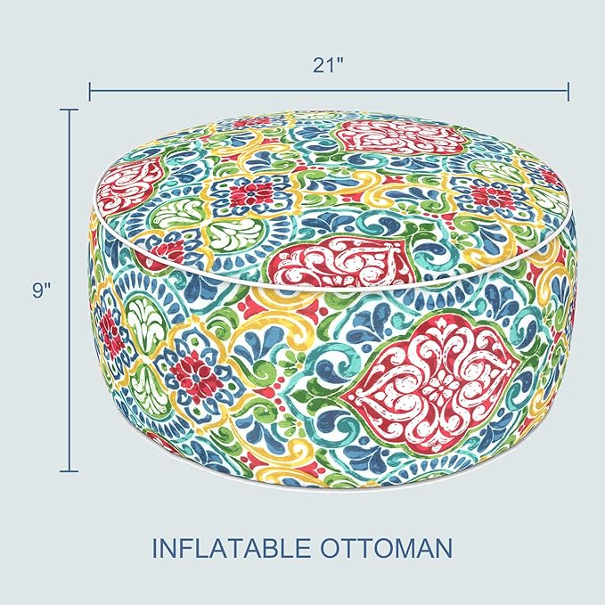 LVTXIII Indoor/Outdoor Inflatable Ottoman - Image 3