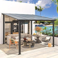 AECOJOY 10’ x 10’ Gazebo, Wall Mounted Gazebos Pergola on Clearance, Outdoor by AECOJOY