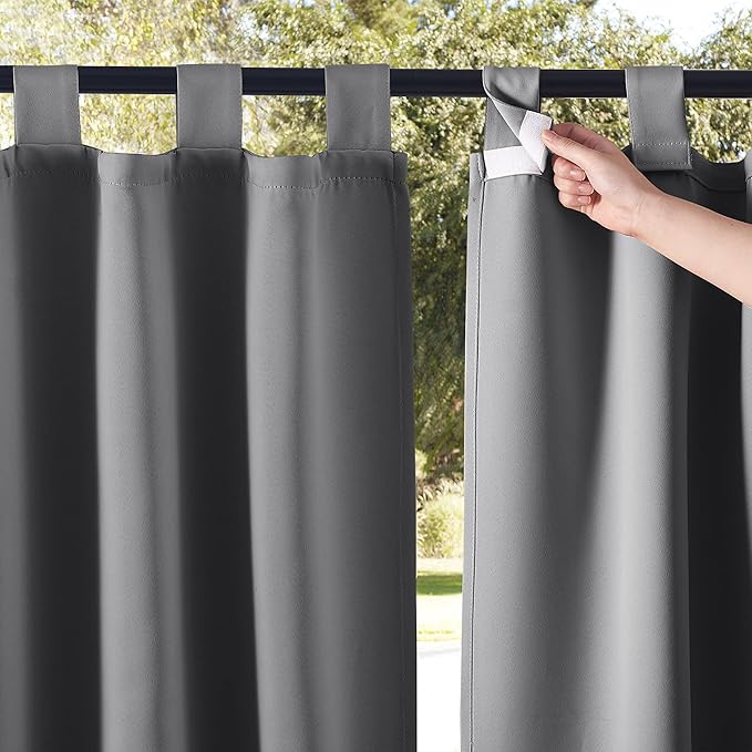 NICETOWN 2 Pieces Outdoor Curtainss by NICETOWN
