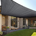LOVE STORY Custom Size 7'x15' Graphite Grey Sun Shade Sail Rectangle UV Block by LOVESTORY