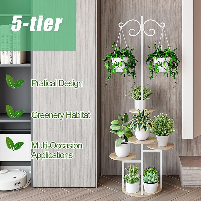 Plant Stand Indoor 5 Tier 8 Potted - Image 5