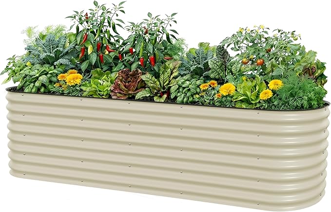 Vego garden 26" Extra Tall Raised Garden Bed Kits, 10 in 1 Modular Raised by VegoGarden