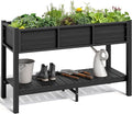 YITAHOME 48x18x30in Raised Garden Bed HDPE, Weather-Resistant Poly Lumber by YITAHOME