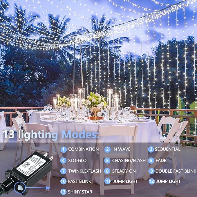 Extra-Long String Lights Outdoor Indoor, 800 LED Upgraded Super Bright - Image 2