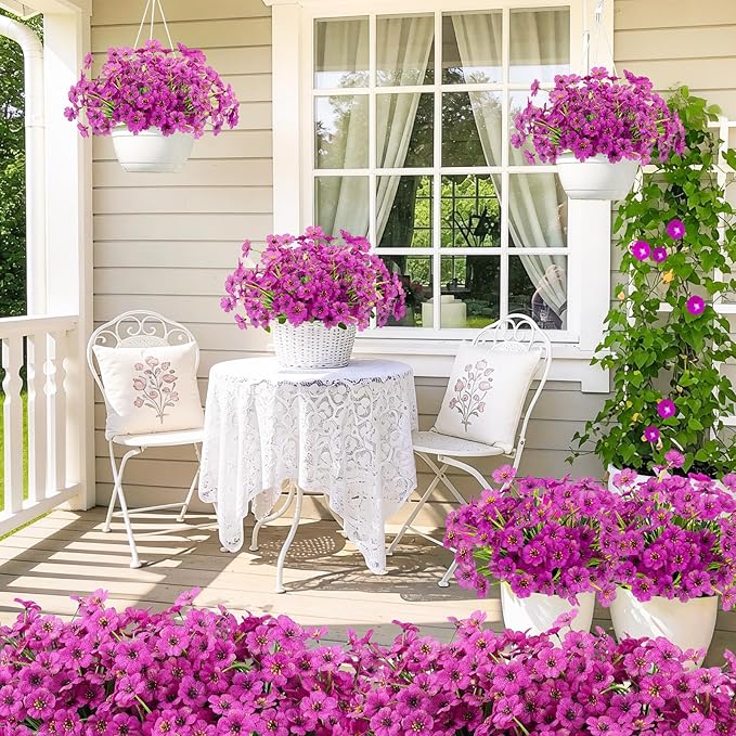 MACTING 12 Bundles Artificial Flowers - Image 7