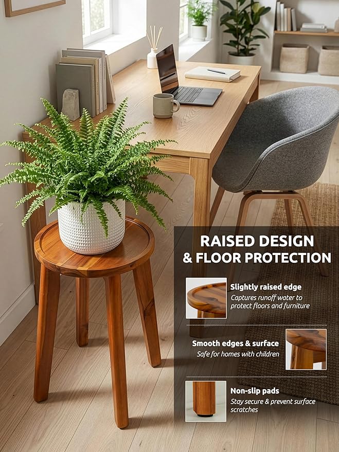 Demigo 15-Inch Tall Plant Stand - Image 4