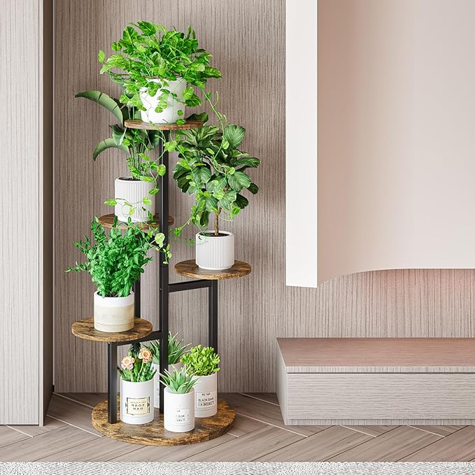 Plant Stand Indoor 5 Tier 8 Potted Multiple Flower Pot Holder - Image 2