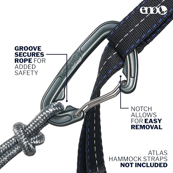 ENO, Eagles Nest Outfitters DoubleNest Lightweight Camping Hammock, 1 to 2 - Image 4