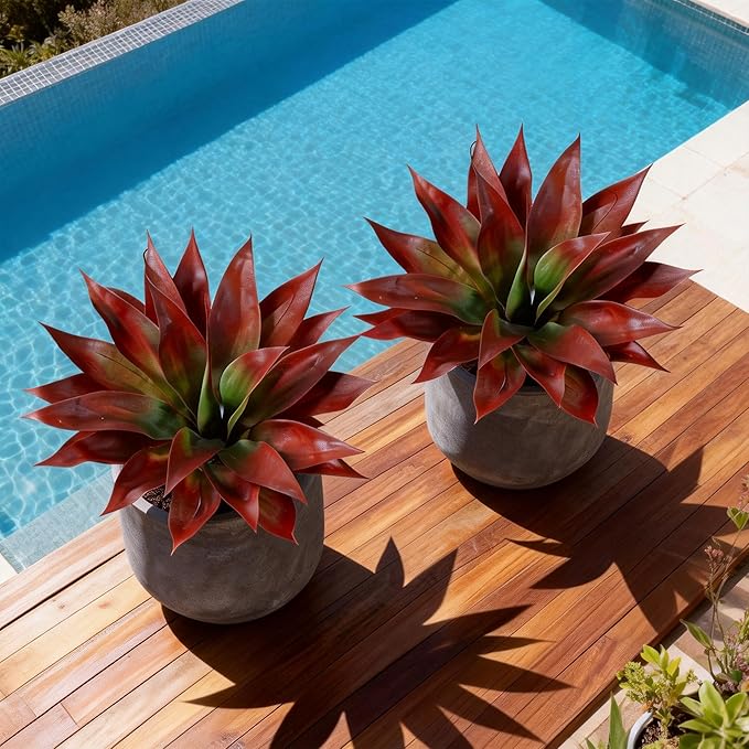 Ivydale Outdoor Faux Plants, Large Fake Plants Realistic Greenery UV Resistant - Image 4