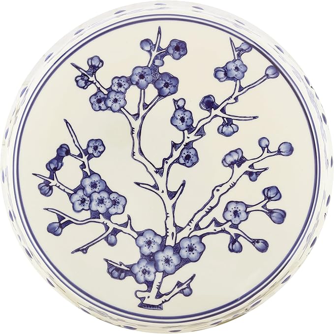 JONATHAN Y TBL1027A Lucky Coins 16" Chinese Ceramic Drum Indoor/Outdoor Garden - Image 9