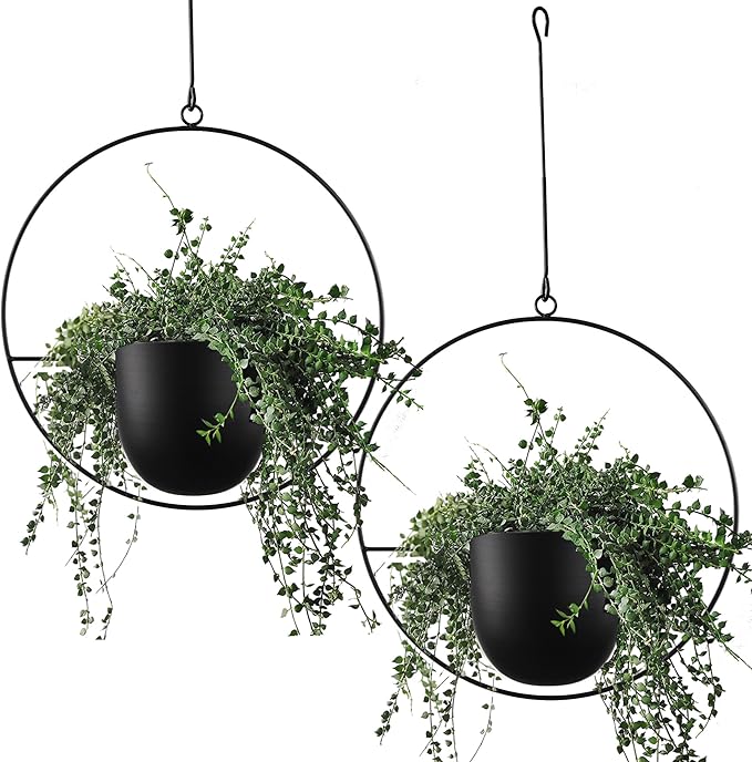 2 Pcs Hanging Planters for Indoor and Outdoor Plants by ABETREE