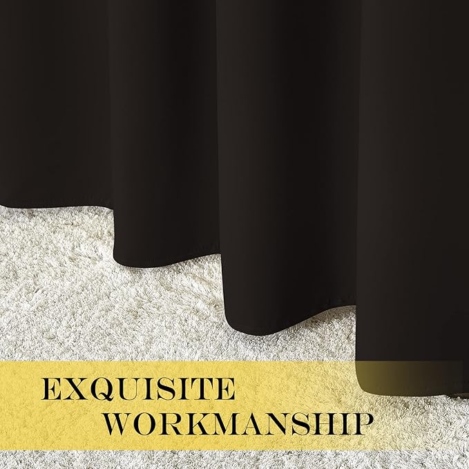 NICETOWN Blackout Curtain Panel 63 inch Long - Image 5