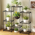 Metal Plant Stand Indoor Metal Plant Stands Outdoor Tiered Plant Shelf by YUJCHMTZN