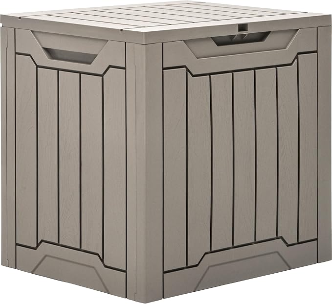 YITAHOME 31 Gallon Outdoor Storage Box, Resin Deck Box and Waterproof Package by YITAHOME