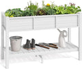 YITAHOME 48x18x30in Raised Garden Bed HDPE, Weather-Resistant Poly Lumber by YITAHOME