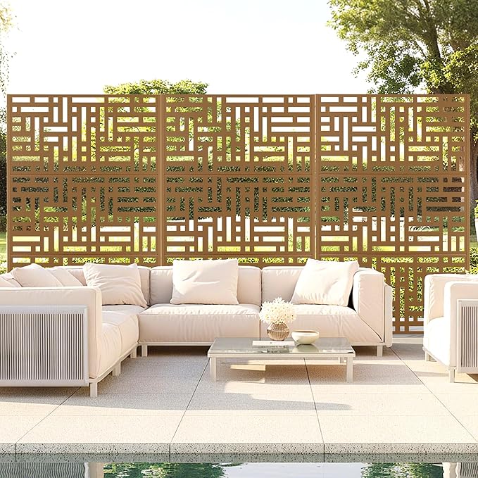 Outdoor Privacy Screen, Freestanding Privacy Fence Panels - Image 9
