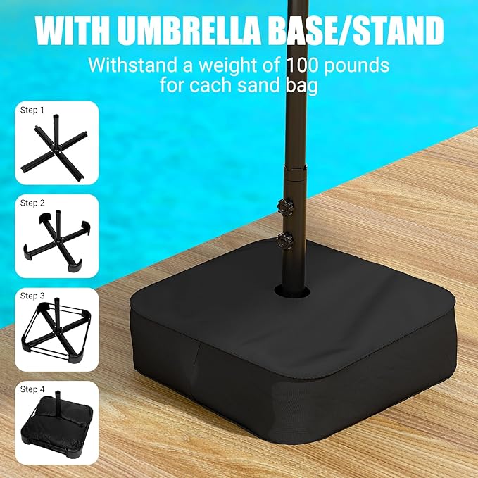 LEVELEVE 14FT Large Patio Umbrella - Image 7