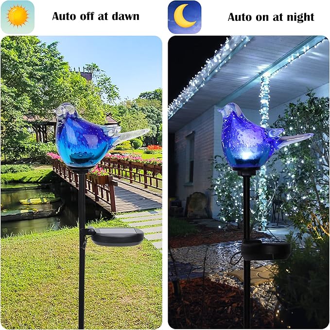 Afirst Solar Bluebird Garden Stake Lights - Image 3