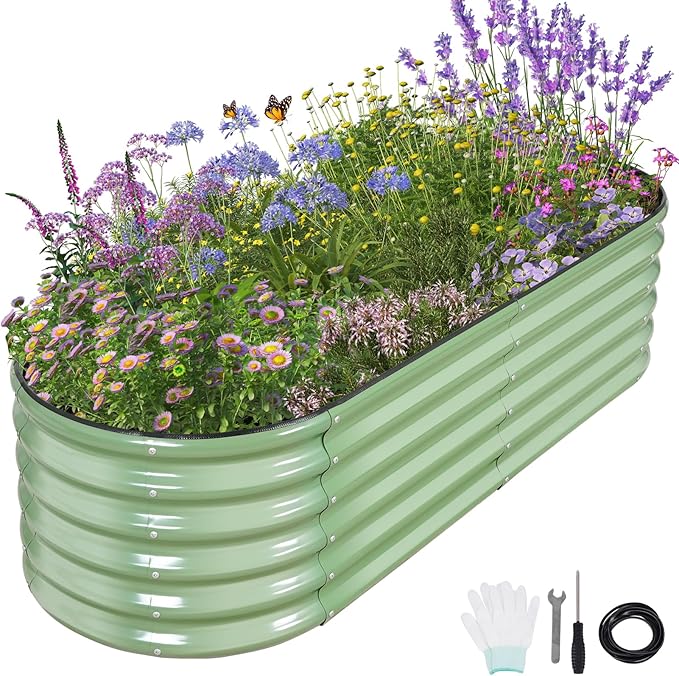 Galvanized Raised Garden Bed Outdoor- Raised Beds by Permade