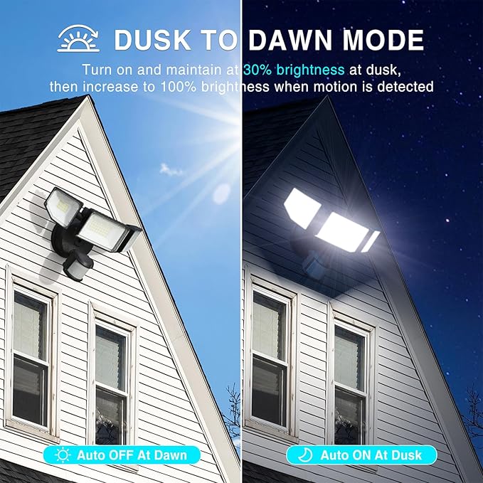 85W Motion Sensor Outdoor Light, 8500LM Ultra-Bright LED Security Light - Image 6