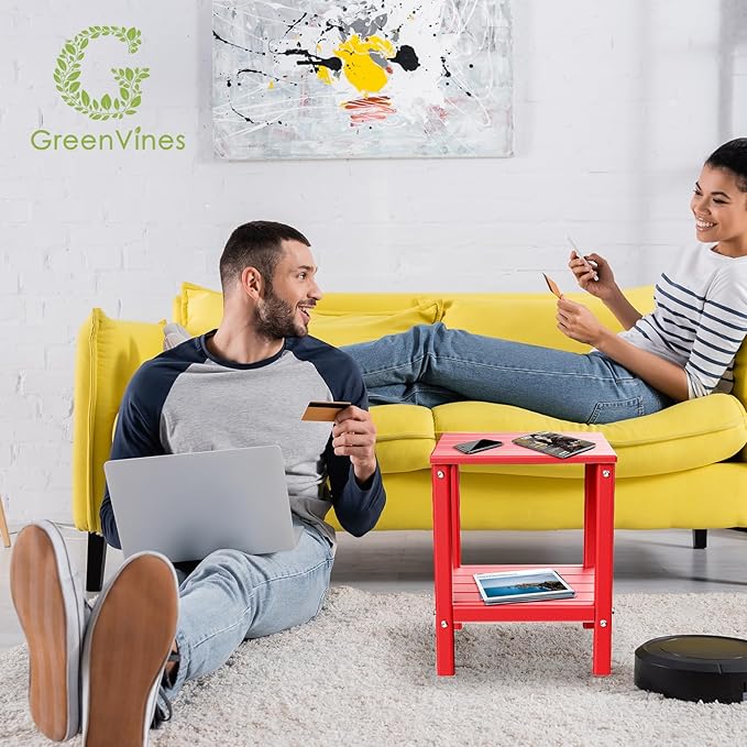 GREENVINES Outdoor Rocking Chair Set | 3-Piece | 2 Rocking Chairs - Image 8