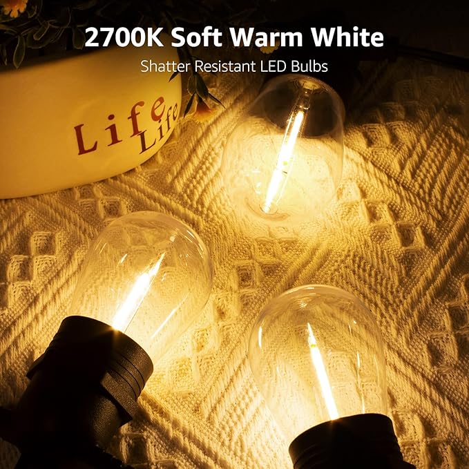 Lepro S14 Outdoor String Lights - 50ft - Image 2