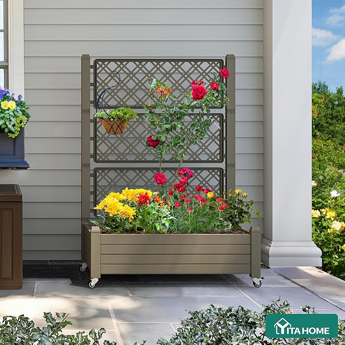YITAHOME 3.6x1.5x5 FT Planter Box Trellis - Image 6