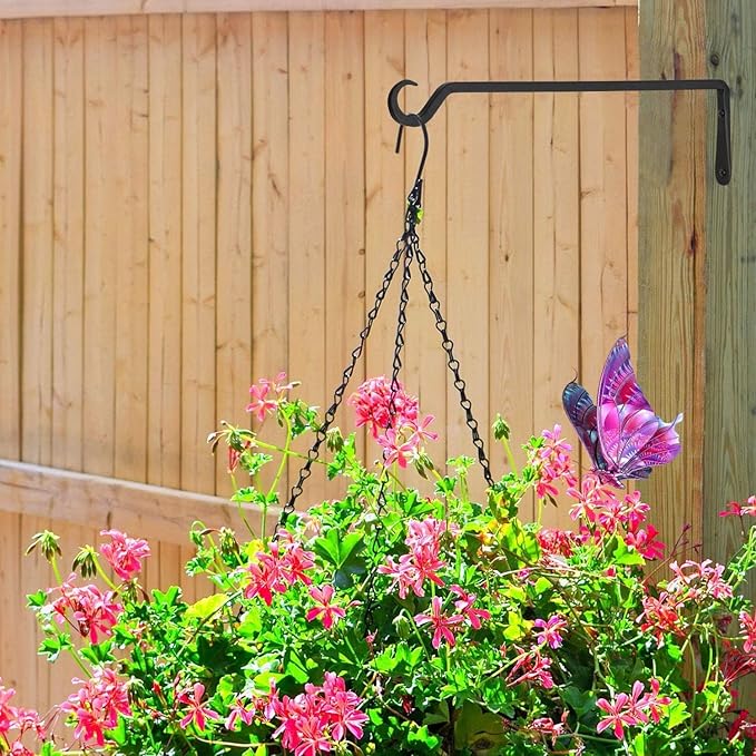 16 inch Plant Hanger, Sturdy Hanging Plant Bracket Outdoor, Hanging Plant Wall - Image 3
