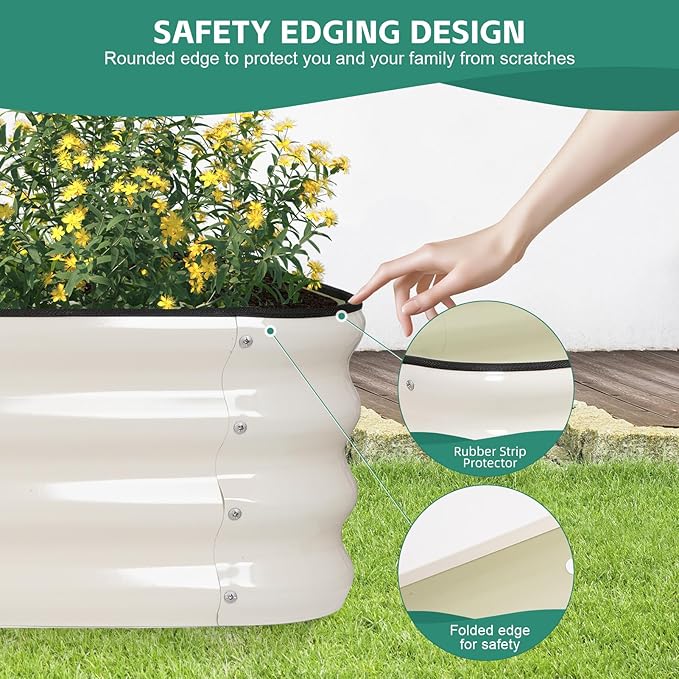 4 in 1 Galvanized Raised Garden Bed - Image 4