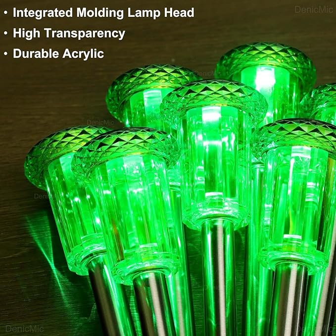 DenicMic St Patricks Day Decorations Solar Lights Outdoor 10 Pack Waterproof - Image 5