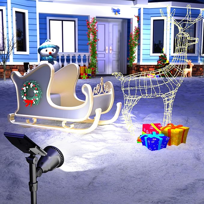 ROSHWEY Solar Outdoor Lights, Waterproof Solar Yard Lights 600LM Spot Light - Image 9