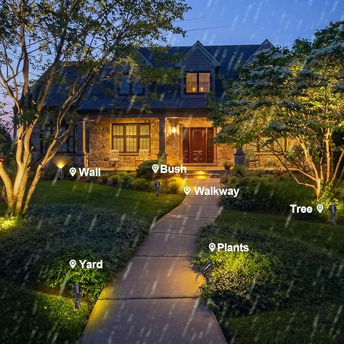 2 Pack Extendable Outdoor Landscape Lights, 12V Low Voltage Landscape Lighting - Image 7