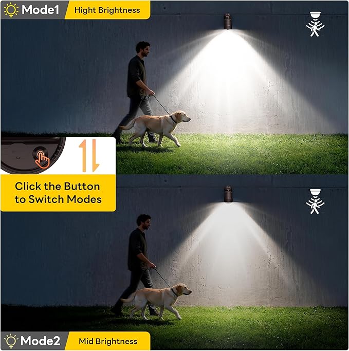 Battery Operated Motion Sensor Light, 4000mAh Rechargeable Battery Powered - Image 4