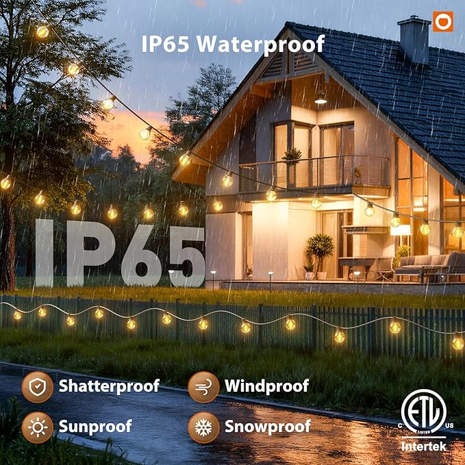 addlon Outdoor String Lights 200FT G40 - Image 3