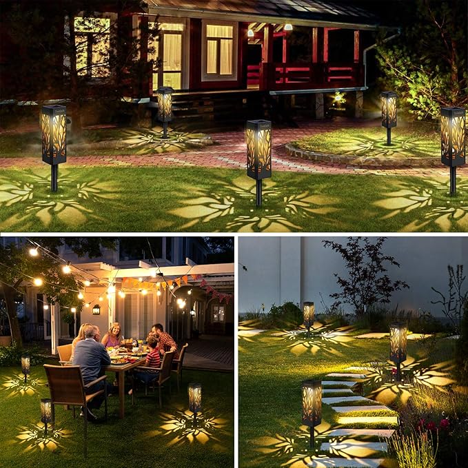 TomCare Solar Lights Outdoor Upgraded Bright Solar Pathway Lights Bigger Size - Image 7