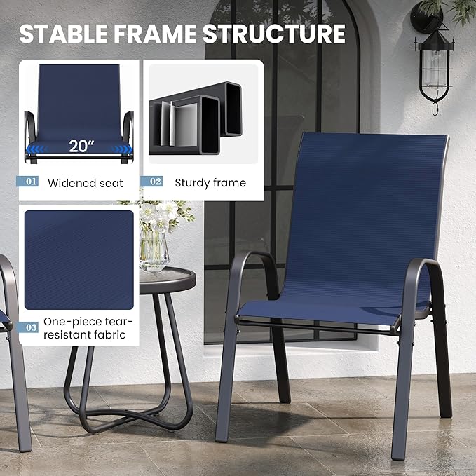 Patio Table and Chairs Set - Image 6