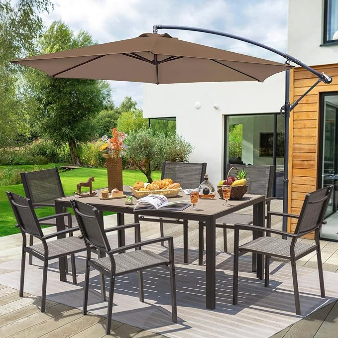 Homall Patio Dining Set 7 Pieces Outdoor Furniture - Image 6