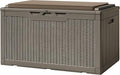 Greesum 100 Gallon Resin Deck Box Large Outdoor Storage by BuynowfromGreesum