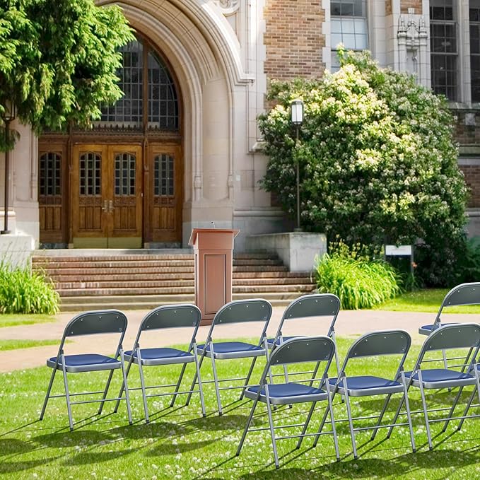 VINGLI 10 Pack Folding Chairs - Image 7